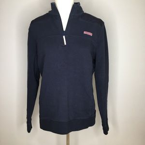 Navy Blue Women's Vineyard Vines Ship Sweatshirt